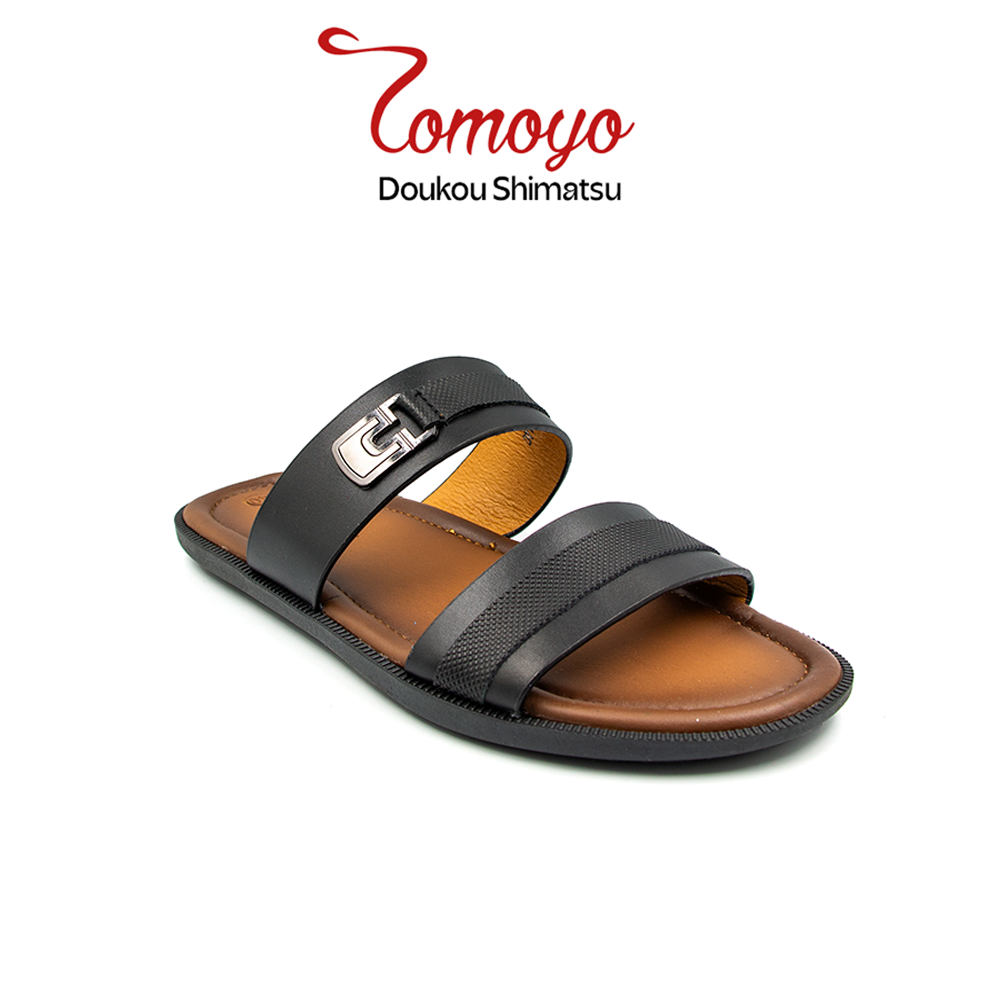  Dép Nam Quai Ngang Da Bò Thật Tomoyo TMD10601 