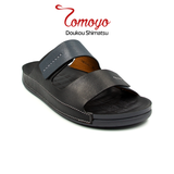  Dép Quai Ngang Nam Da Bò Nappa Cao Cấp Tomoyo TMD30304 