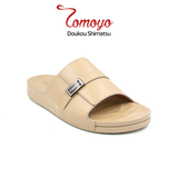  Dép Quai Ngang Nam Da Bò Nappa Cao Cấp Tomoyo TMD30509 