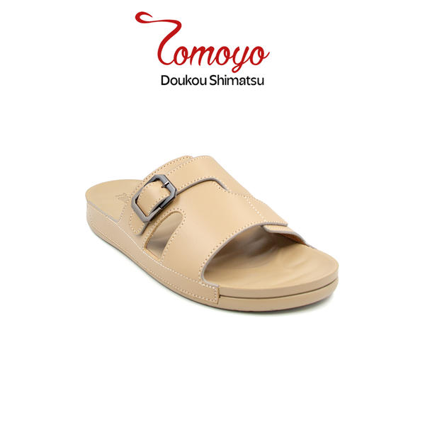  Dép Quai Ngang Nam Da Bò Nappa Cao Cấp Tomoyo TMD30709 