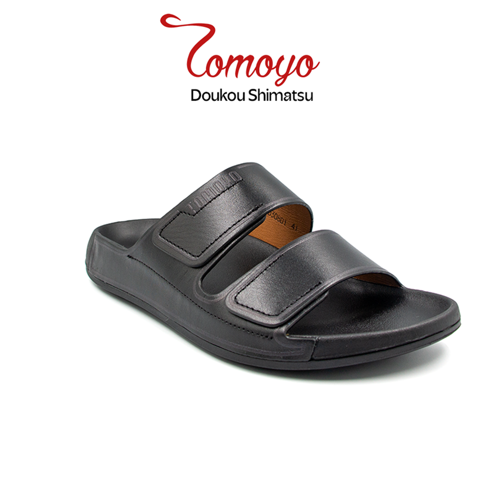  Dép Quai Ngang Nam Da Bò Nappa Cao Cấp Tomoyo TMD30801 