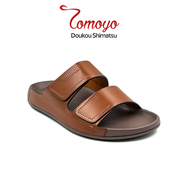  Dép Quai Ngang Nam Da Bò Nappa Cao Cấp Tomoyo TMD30803 
