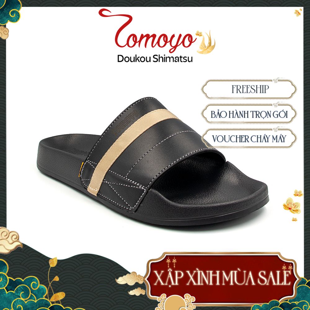  Tomoyo Dép Quai Ngang Da Microfiber Siêu Nhẹ TMD31301 