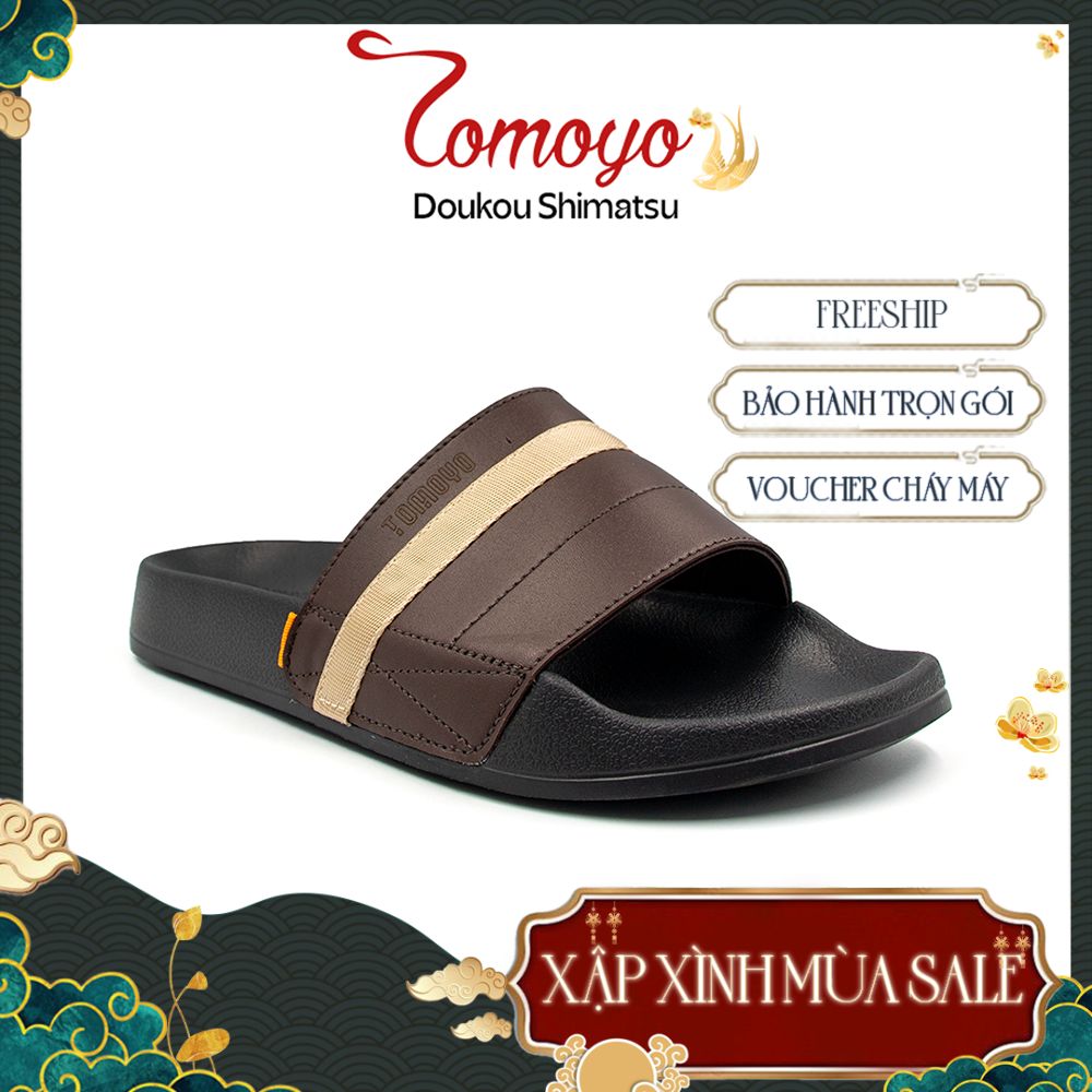  Tomoyo Dép Quai Ngang Da Microfiber Siêu Nhẹ TMD31302 