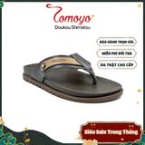  Dép Tomoyo Da Bò Thật Đế Rãnh Chống Trượt TMD31600 