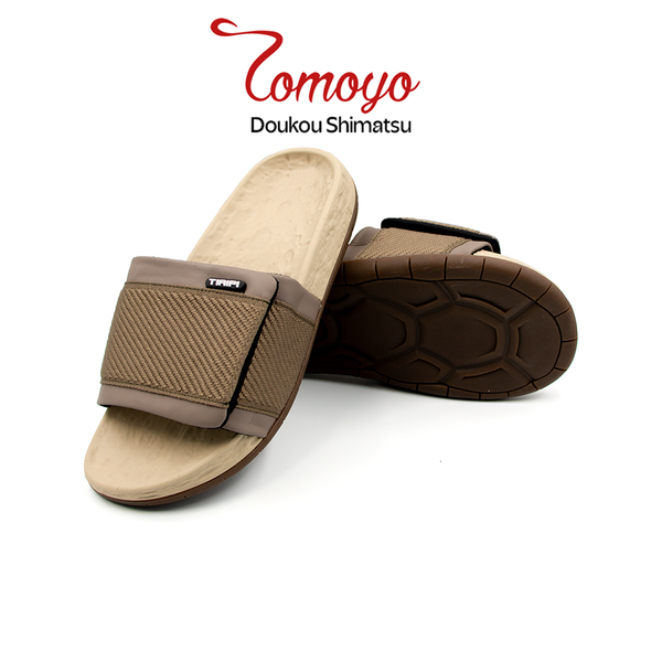  Dép Nam Quai Ngang Dán Điều Chỉnh TOMOYO TMD733 - Êm Chân, Chống Trơn, Phong Cách Trẻ Trung 