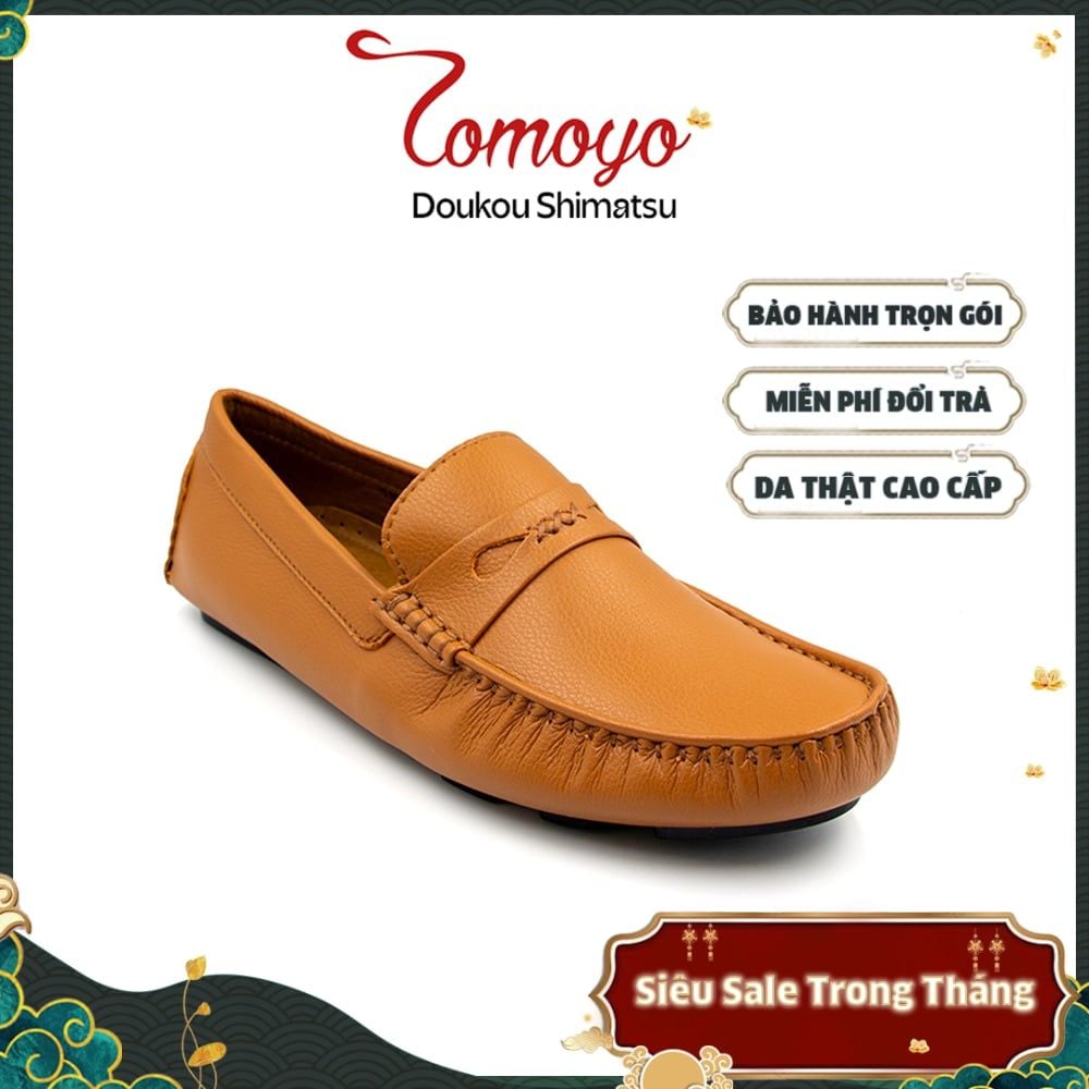  Giày Lười Nam Da MicroFiber Tomoyo TMN05503 