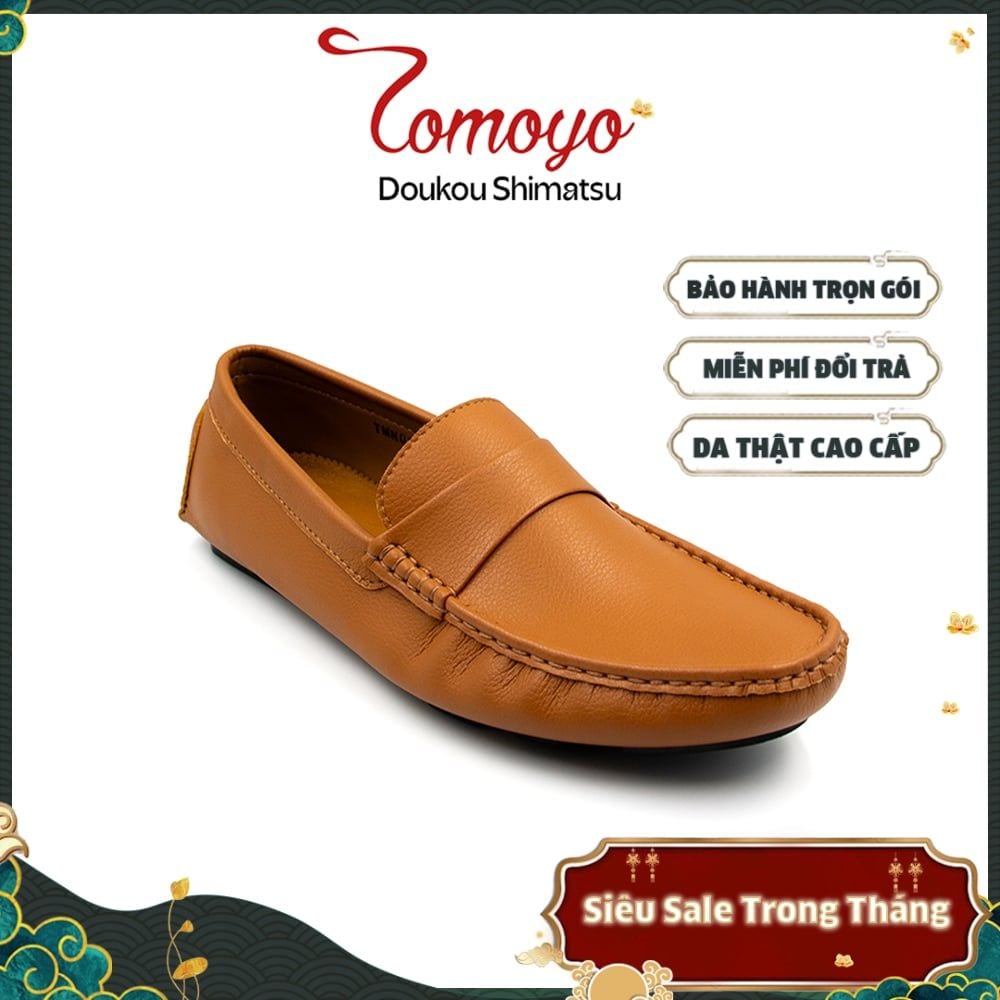  Giày Lười Nam Da MicroFiber Tomoyo TMN05703 