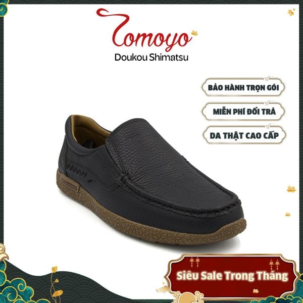  Giày Lười Nam Da Nubuck Tomoyo TMN08001 