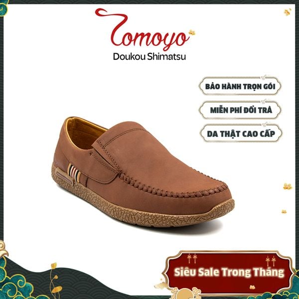  Giày Lười Nam Da Nubuck Tomoyo TMN08108 