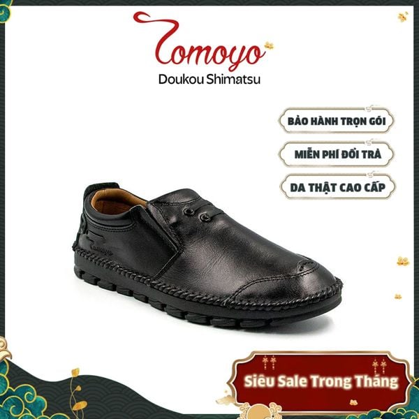  Giày Da Nam Đế May Siêu Êm Tomoyo TMN20801 