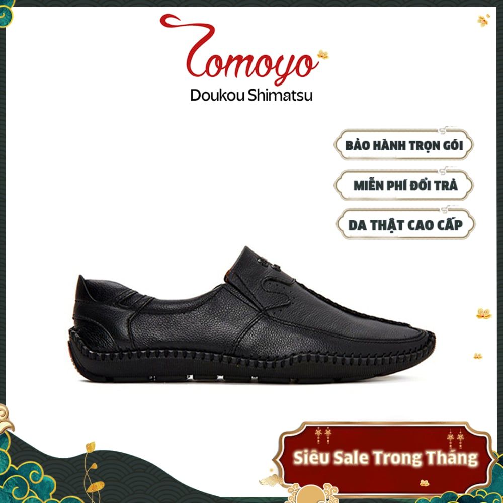  Giày Da Nam Đế May Siêu Êm Tomoyo TMN20901 