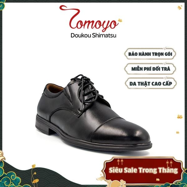  Giày Tây Nam Công Sở Oxford Tomoyo Da Bò Nhập Khẩu Cao Cấp TMN22501 