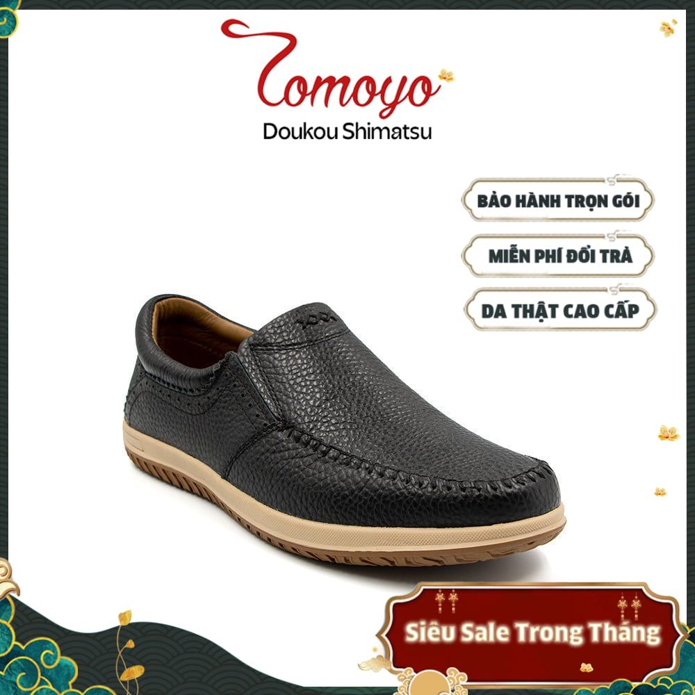  Giày Lười Nam Tomoyo Penny Loafer Da Nubuck TMN22601 