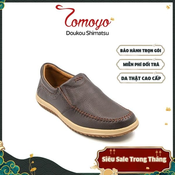  Giày Lười Nam Tomoyo Penny Loafer Da Nubuck TMN22602 