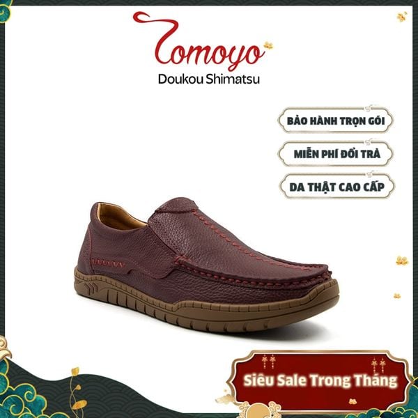  Giày Lười Nam Da Nubuck Tomoyo TMN22706 