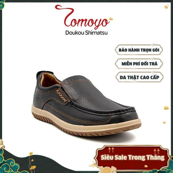  Giày Lười Nam Tomoyo Penny Loafer Da Nubuck TMN23101 