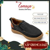  Giày Lười Nam Da Nubuck Cao Cấp Tomoyo TMN23401 