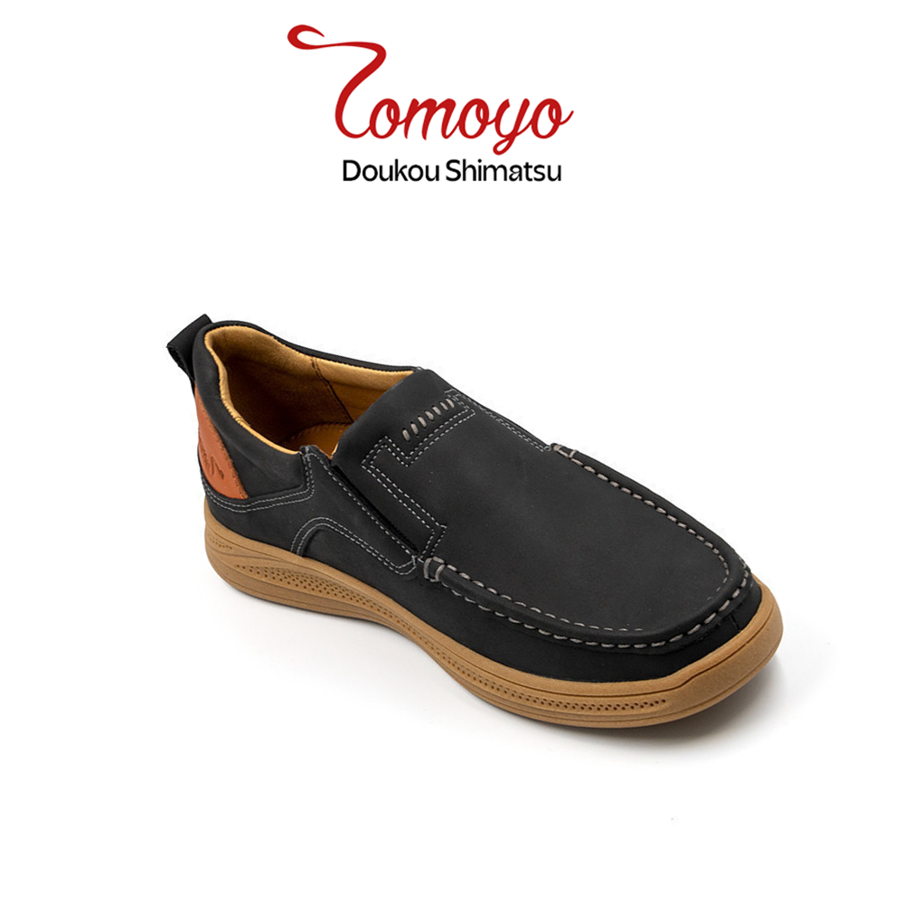  Giày Lười Nam Da Nubuck Cao Cấp Tomoyo TMN23401 