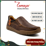  Giày Lười Nam Da Bò Thật Cao Cấp Tomoyo TMN23502 