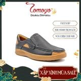  Giày Lười Nam Da Bò Thật Cao Cấp Tomoyo TMN23601 