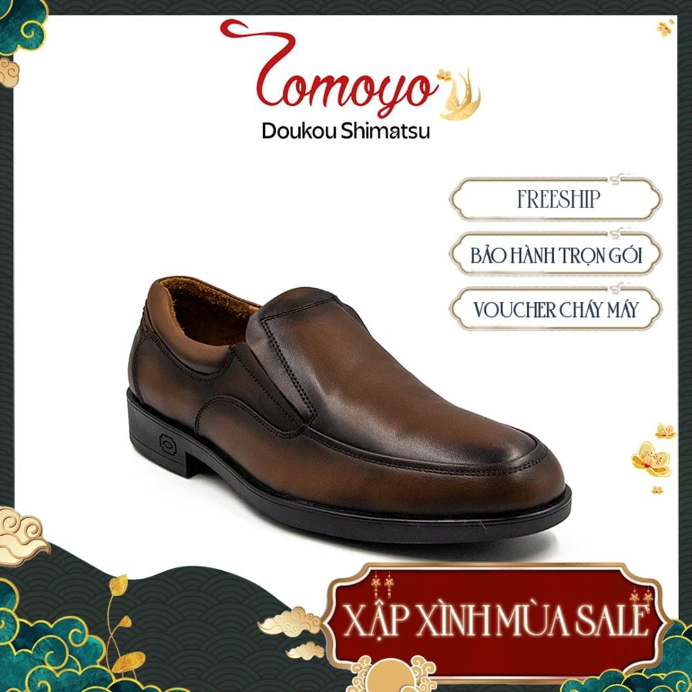  Giày Tây Nam Không Dây TOMOYO Penny Loafer TMN23802 