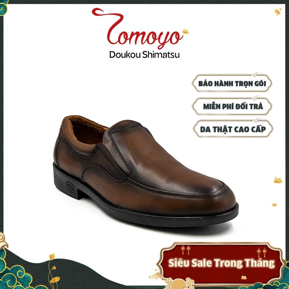  Giày Tây Nam Không Dây TOMOYO Penny Loafer TMN23802 