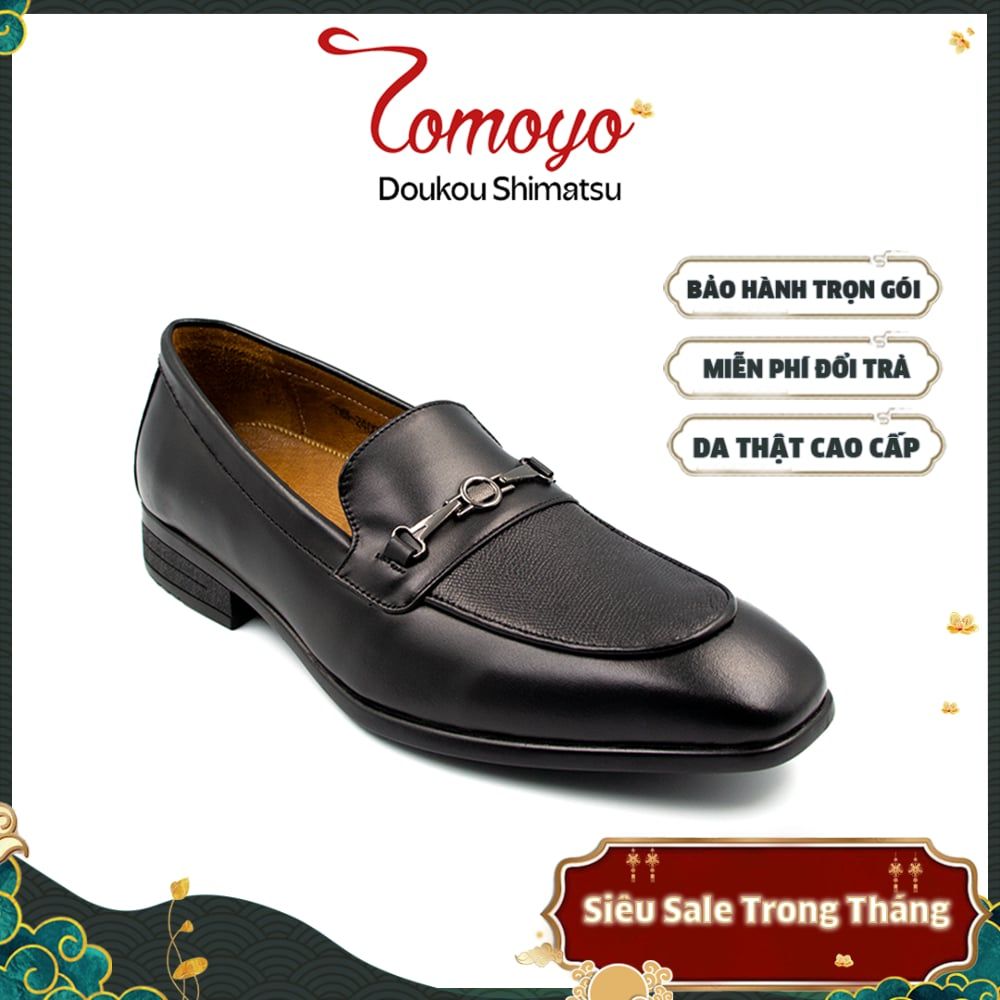  Giày Tây Penny Loafer Nam Không Dây Tomoyo TMN24001 