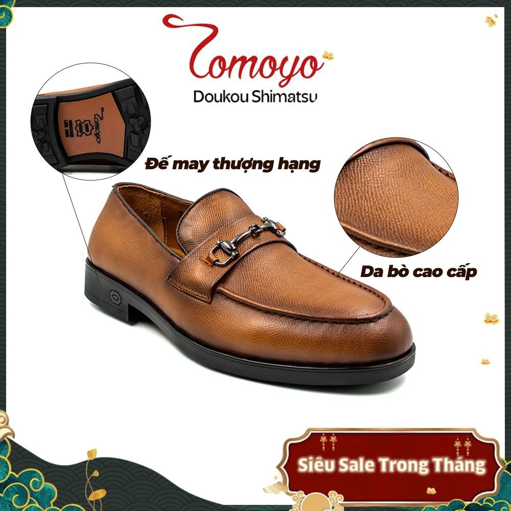  Giày Tây Nam Không Dây Loafer Tomoyo TMN24503 