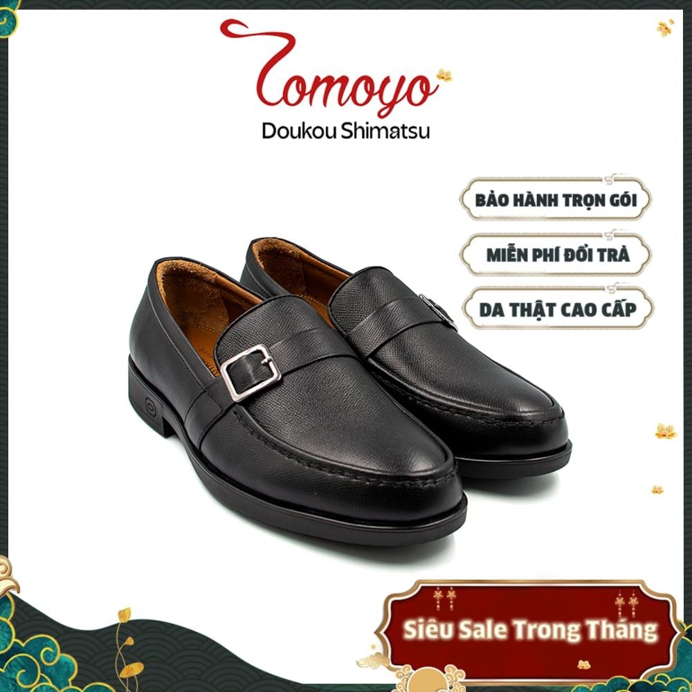  Giày Tây Nam Không Dây Loafer Tomoyo TMN24701 