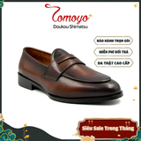  Giày Da Patina Nam Cao Cấp Không Dây Tomoyo TMN24802 