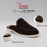  Giày Sục Nam Da Lộn (mule shoes) TOMOYO TMN51202 – Da Thật, Đế Êm Nhẹ - Mule Loafer 