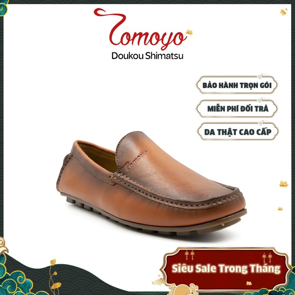  Giày Lười Nam Đế Khắc Rãnh Giảm Chấn Tomoyo TMN60103 
