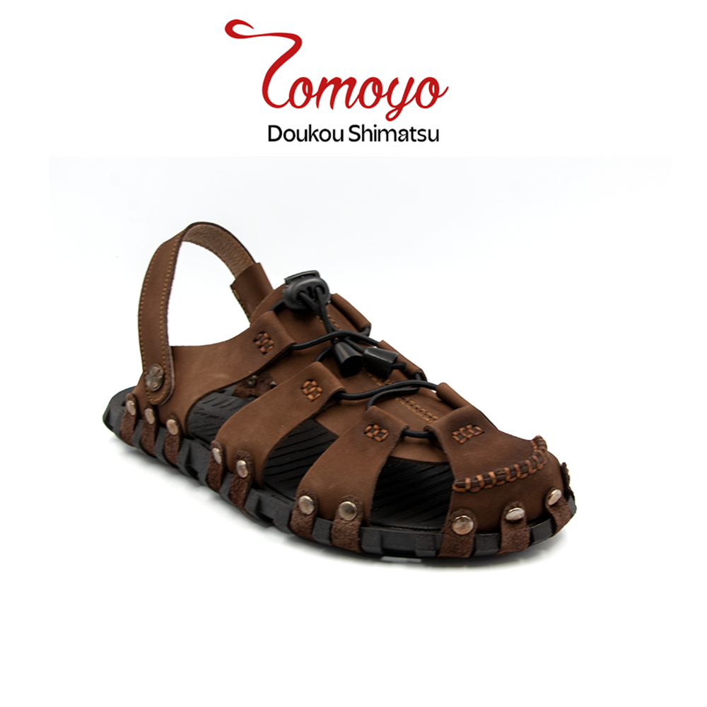  Sandal Rọ Nam Da Bò Thật Tomoyo TMS10102 