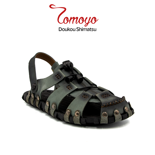  Sandal Rọ Nam Da Bò Thật Tomoyo TMS10108 