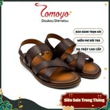  Dép Sandal Nam Da Bò Cao Cấp Tomoyo TMS10302 