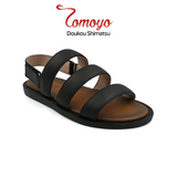  Dép Sandal Nam Da Bò Quai Ngang Cao Cấp Tomoyo TMS10501 