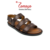  Dép Sandal Nam Da Bò Quai Ngang Cao Cấp Tomoyo TMS10502 