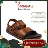  Sandal Tomoyo Da Bò Thật Đế Rãnh Chống Trượt TMS30103 