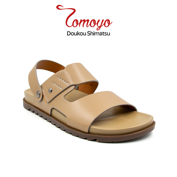  Sandal Tomoyo Da Bò Thật Đế Rãnh Chống Trượt TMS30109 