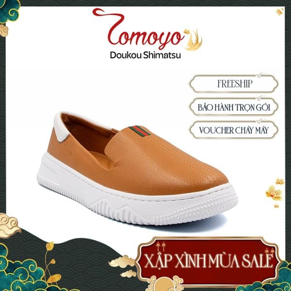  Giày Sneaker Nữ Tomoyo Da Microfiber 