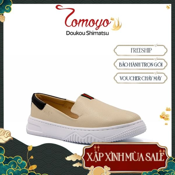  Giày Sneaker Nữ Tomoyo Da Microfiber 