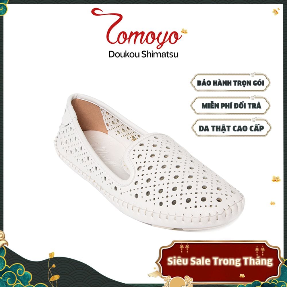  Giày Nữ Búp Bê Da MicroFiber Siêu Nhẹ Tomoyo TMW21407 