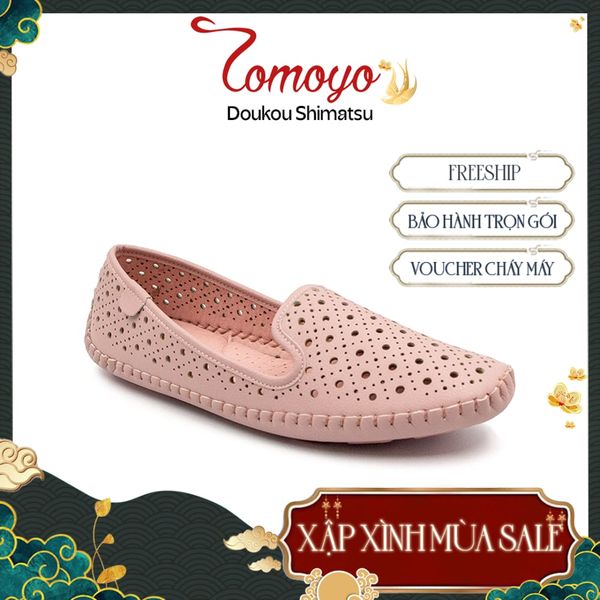  Giày Nữ Búp Bê Da MicroFiber Siêu Nhẹ Tomoyo TMW21408 