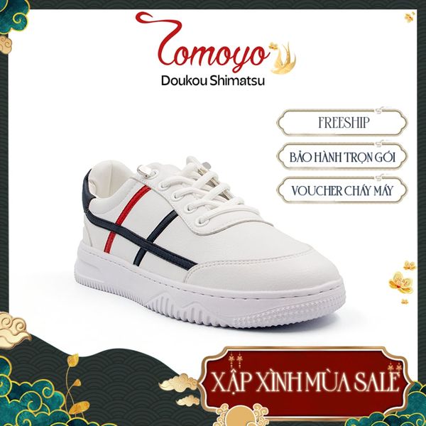  Giày Sneaker Nữ TOMOYO Da Microfiber 