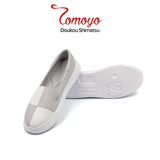  Giày Sneakers Nữ Sọc Caro Cá Tính TOMOYO 
