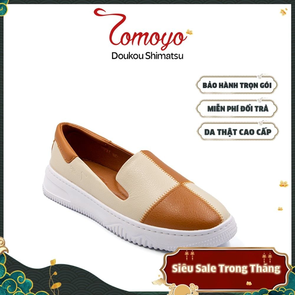  Giày Sneakers Nữ Sọc Caro Cá Tính TOMOYO 