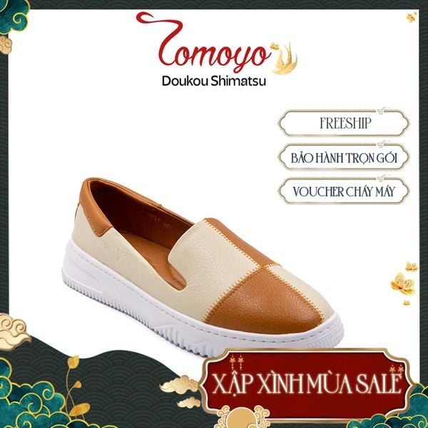 Giày Sneakers Nữ Sọc Caro Cá Tính TOMOYO 