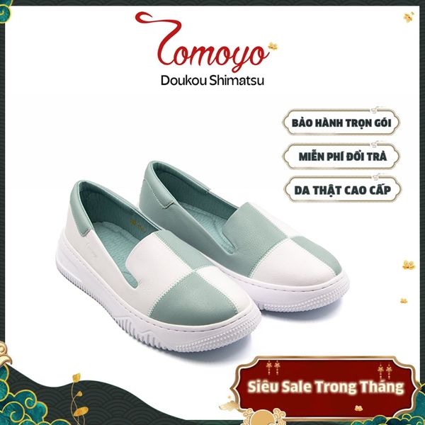 Giày Sneakers Nữ Sọc Caro Cá Tính TOMOYO 