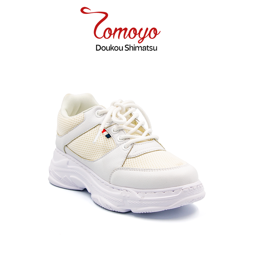  Giày Sneaker Nữ Đế Cao 7cm Da Microfiber Siêu Nhẹ Tomoyo TMW31307 